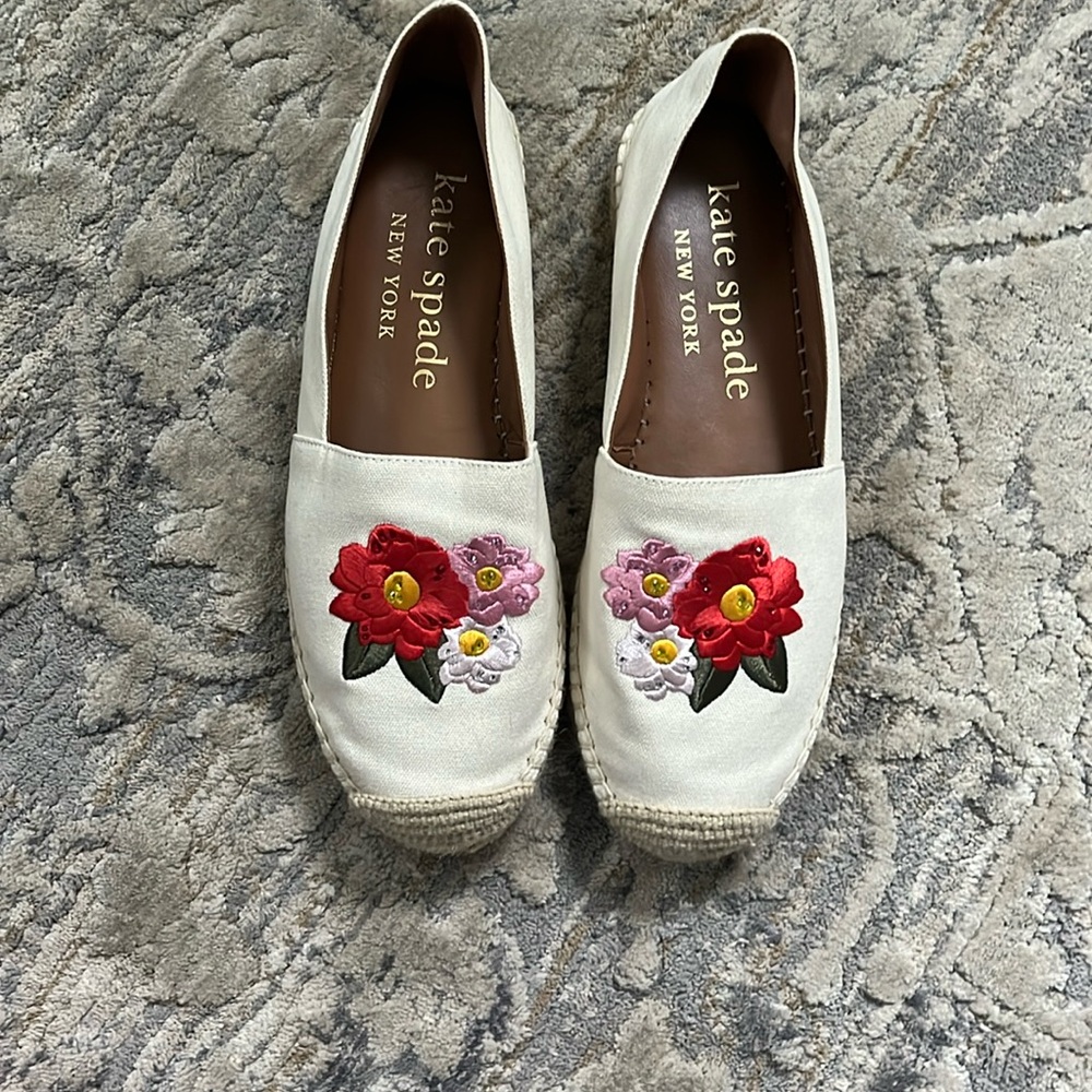 Kate Spade Floral Espadrilles